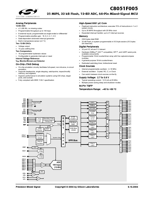 C8051F005DK中文资料