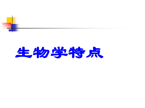 体外培养的细胞生物学特点