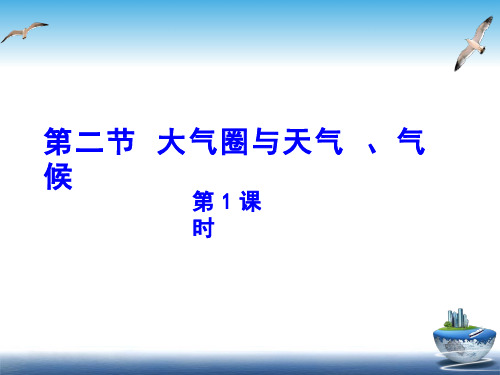 高中地理《大气圈与天气 、气候》优质教学课件设计