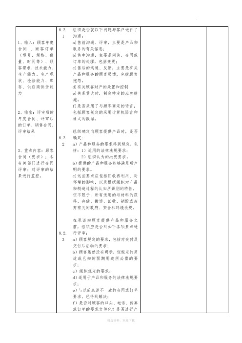 IATF16949审核表