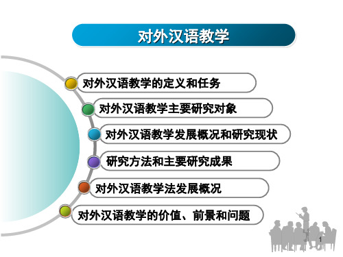 对外汉语教学PPT课件