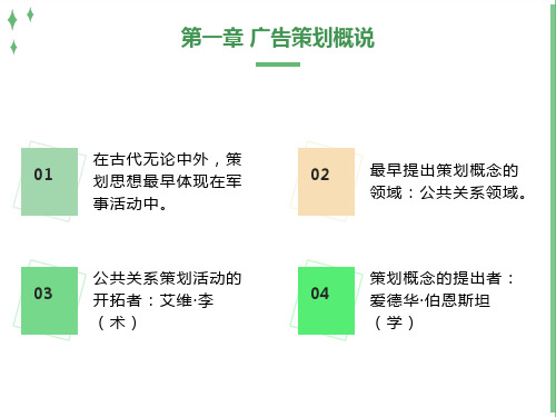 广告策划与创意复习内容