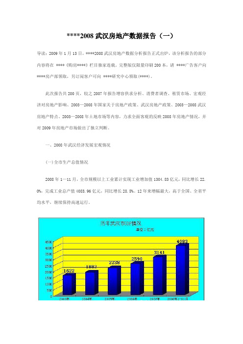 2008武汉房地产数据报告_secret