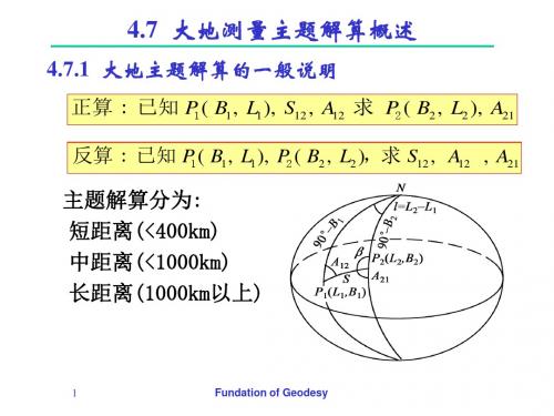 白赛尔大地主题解算