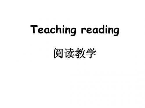 3. Teaching reading