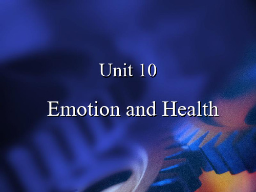 unit 10 emotions and health