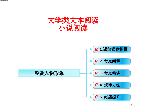 高考语文复习文学类文本阅读鉴赏人物形象市赛课公开课一等奖省名师优质课获奖PPT课件