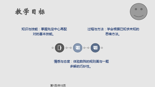 一年级思维拓展奥数简单数阵PPT课件