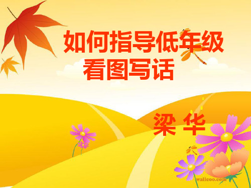 如何指导低年级看图写话