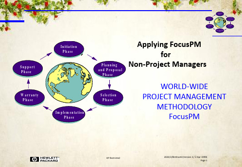 惠普公司项目管理资料(英文版)(ppt 59页)