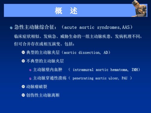 壁内血肿及穿通溃疡