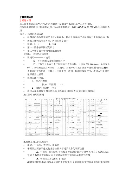 水暖识图知识