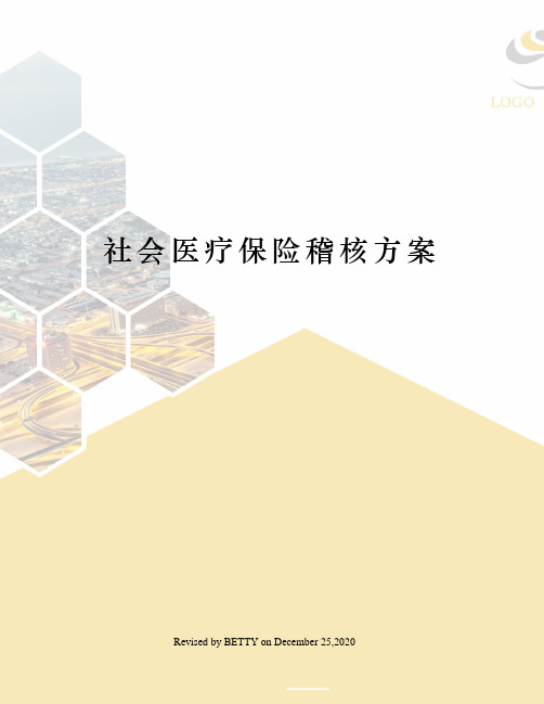 社会医疗保险稽核方案