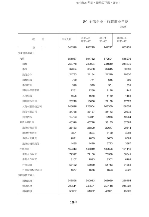 全部企业行政事业单位