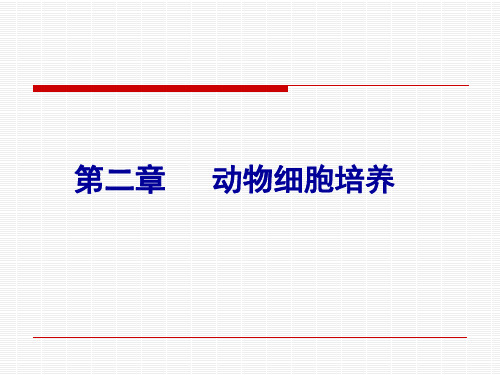 第二章动物细胞培养