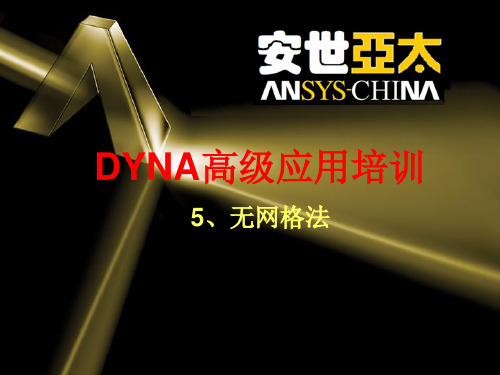 第六章 LS-DYNA无网格法