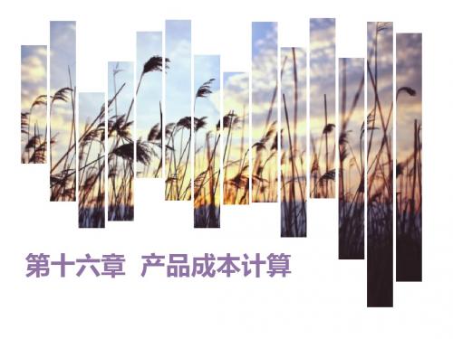 注册会计师财务成本管理产品成本计算