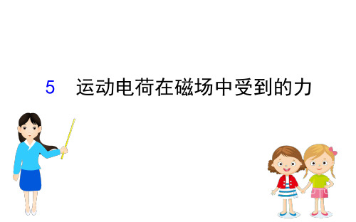 2020-2021学年高中人教版物理选修3-1课件:3.5 运动电荷在磁场中受到的力
