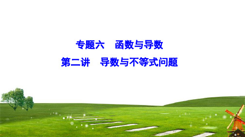 2020新课标高考数学(理)二轮总复习课件：1导数与不等式问题