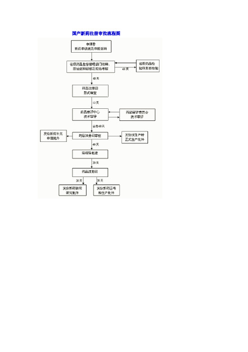 国产新药注册审批流程图