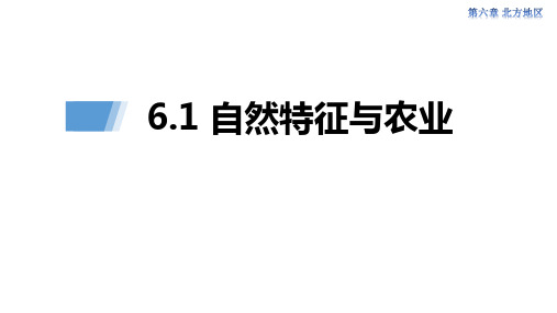 《自然特征与农业》北方地区PPT优秀课件