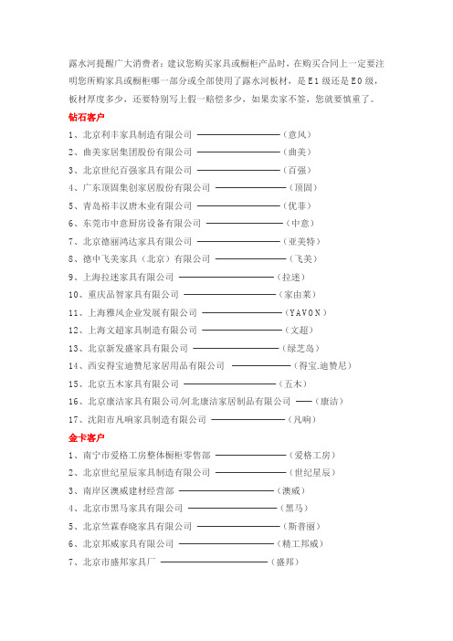 2016年吉林森工露水河授权名单