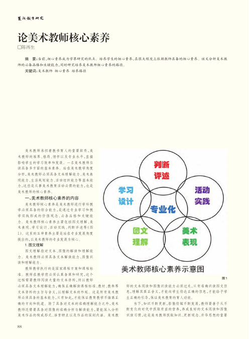 论美术教师核心素养