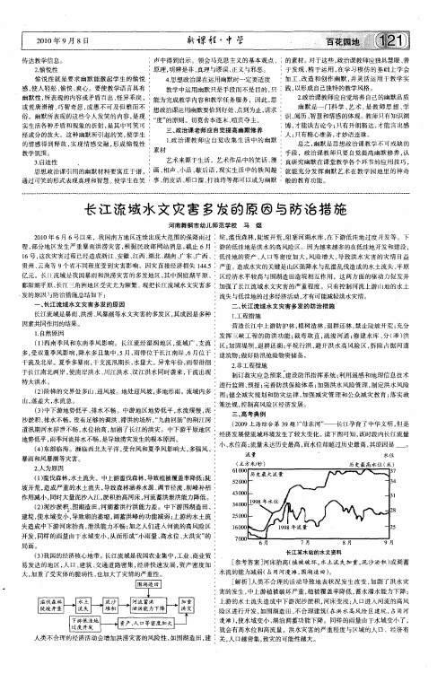 长江流域水文灾害多发的原因与防治措施