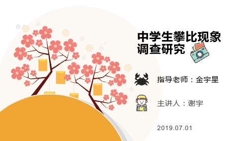 高中政治课件-【1】中学生攀比现象调查研究