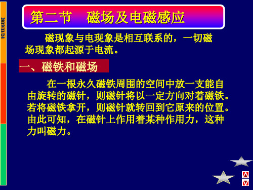 第二节 磁场及电磁感应PPT课件