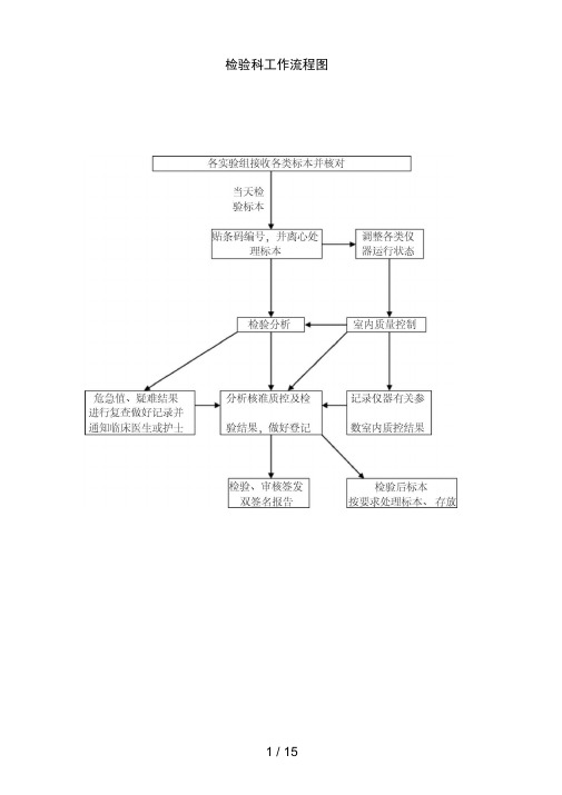 检验科各种流程图1