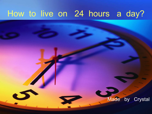 How  to  live  on   24  hours   a  day