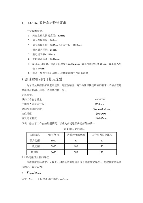 CK6150计算资料