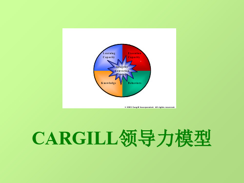 CARGILL领导力模型简介(ppt 48页)