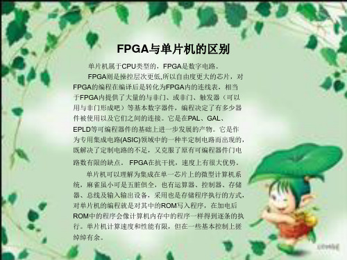 FPGA与单片机的区别