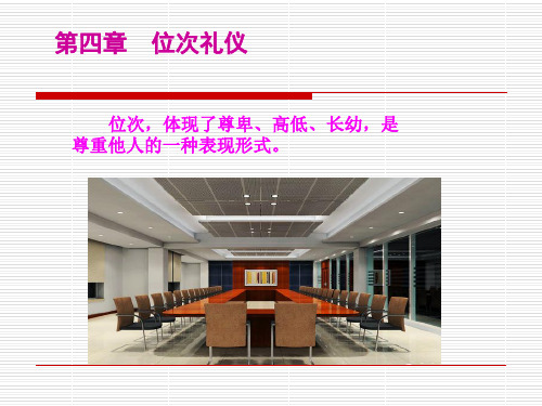 位次礼仪培训课件(PPT 49页)