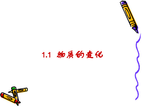 1.1物质的变化课件浙教版九年级科学上册