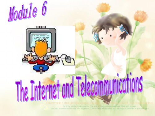 高中英语Module 6 The Internet and Telecommunications课件