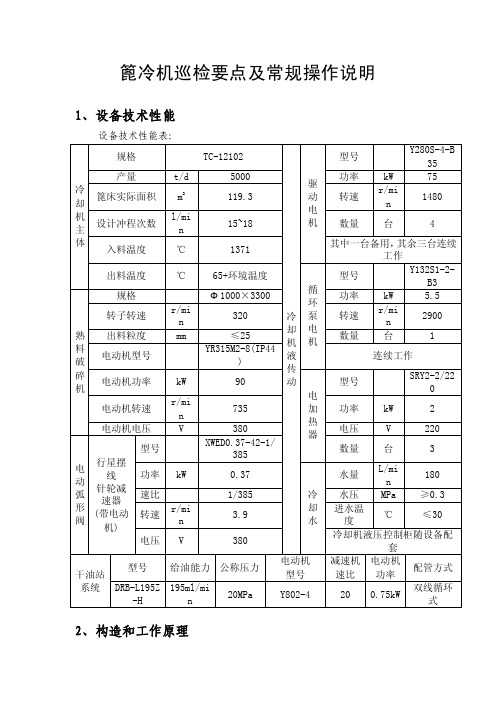 篦冷机结构及巡检要点（下）