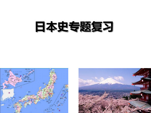 2018中考历史专题复习课件--日本史(共19张PPT)