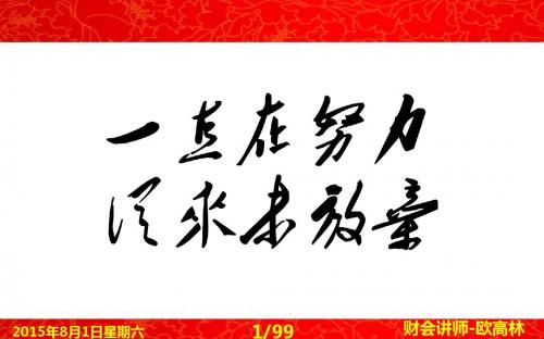 财经法规-005(共17个PPT)-第01章-第05节-会计机构与会计人员-欧高林-2015年版