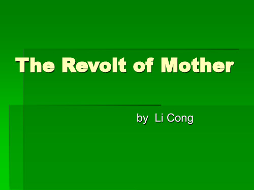 The Revolt of Mother