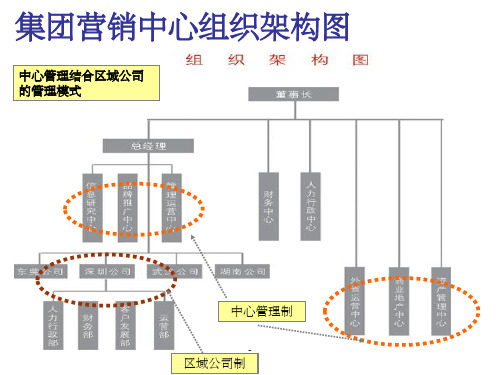 营销中心组织架构ppt