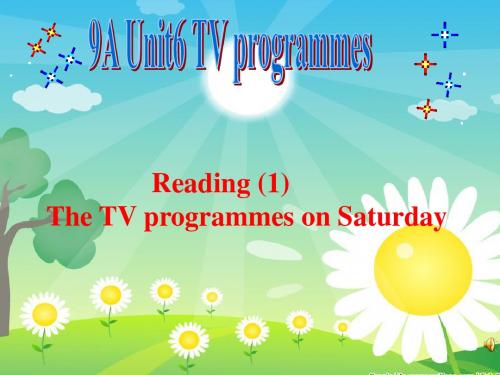 牛津译林版9A Unit6 TV programmes Reading课件(共17张PPT)