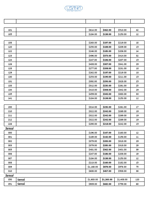 香 直销商产品价目表