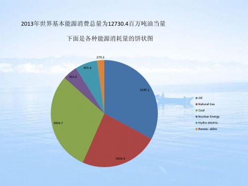 2013世界能源消费与生产情况