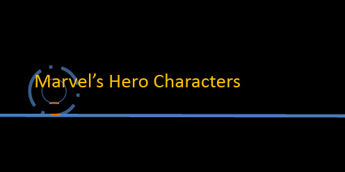 英文演讲PPT：漫威英雄角色分析-Marvel’s Hero Characters.ppt