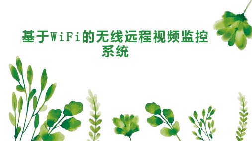 基于WiFi的无线远程视频监控系统