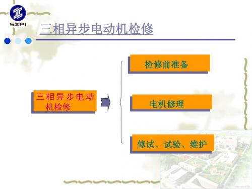 三相异步电动机检修过程及准备