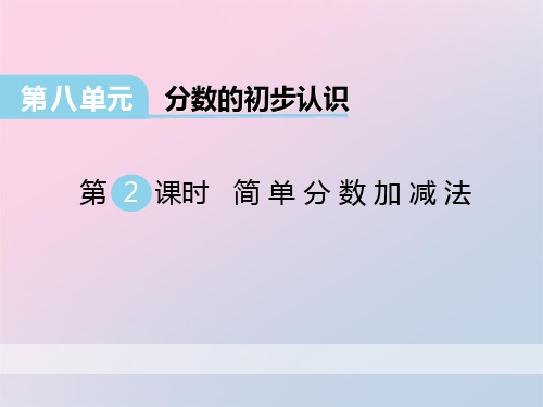 2021年《简单分数加减法》PPT文档